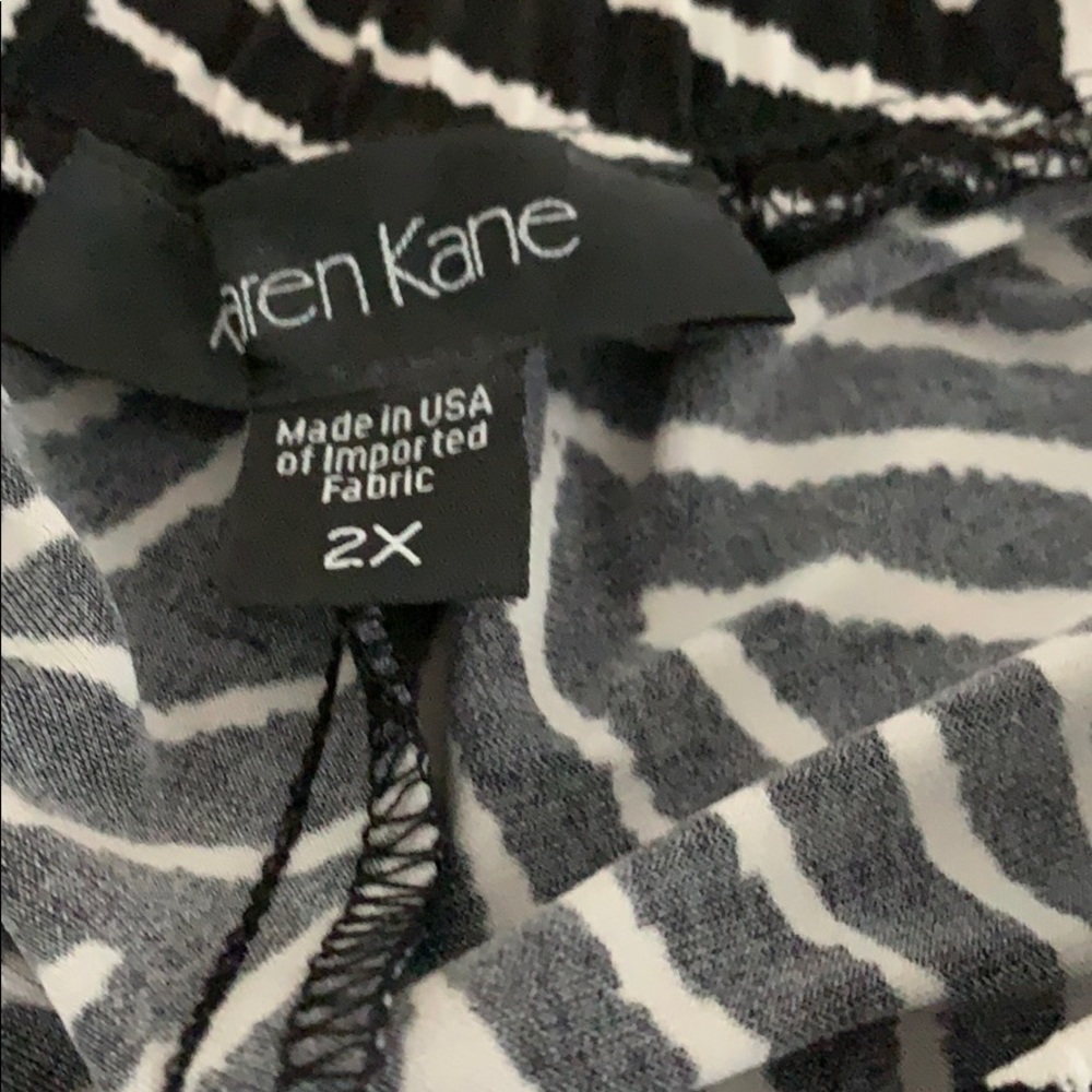 Karen‎ Kane Tribal Print Elastic Waist Pull-on Pant Size 2x - Picture 3 of 4